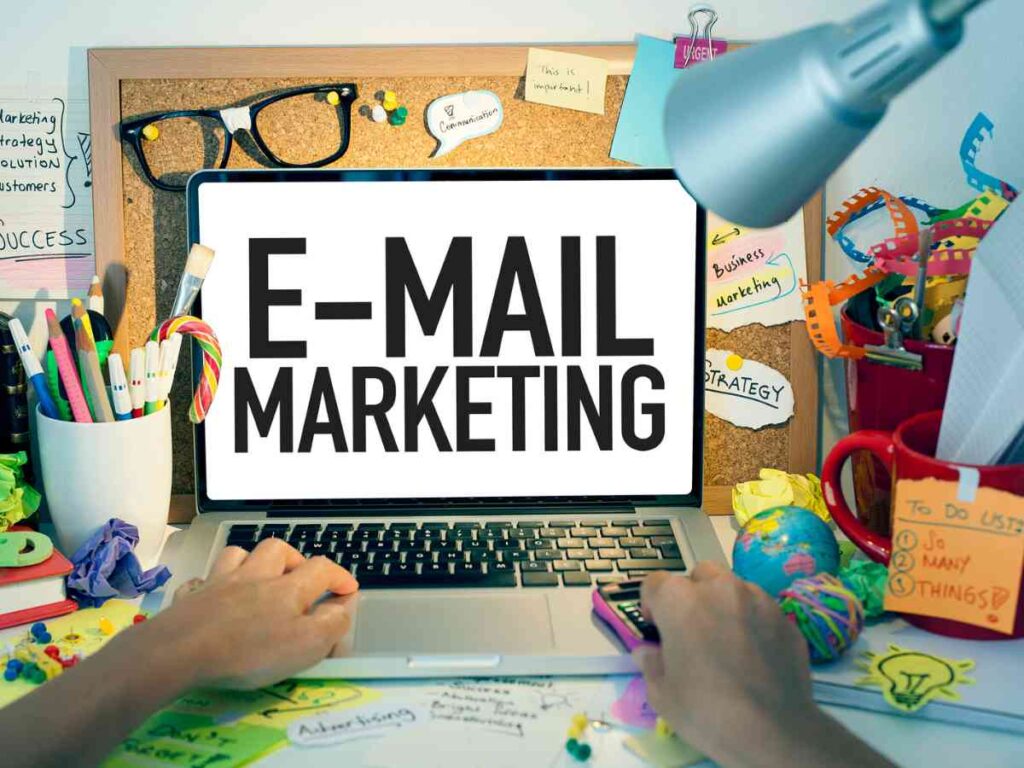 Start Email marketing for products and services