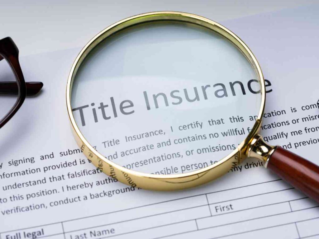 Purchase title insurance for the land